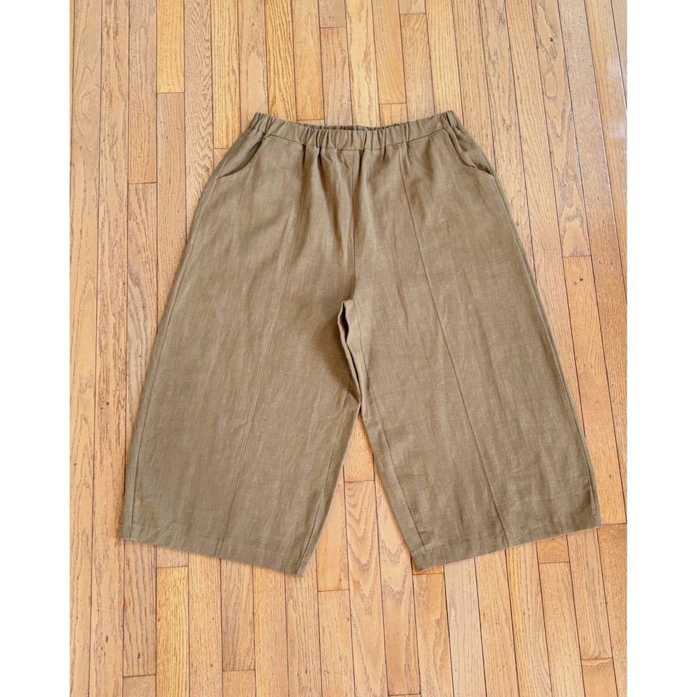 IXIMO Linen Blend Wide Barrel Lantern Leg Pants XXL Cottagecore Lagenlook